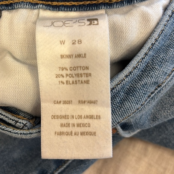 NEW Joe’s Jeans Skinny Ankle Distressed - Sheffield Wash - Picture 3 of 6